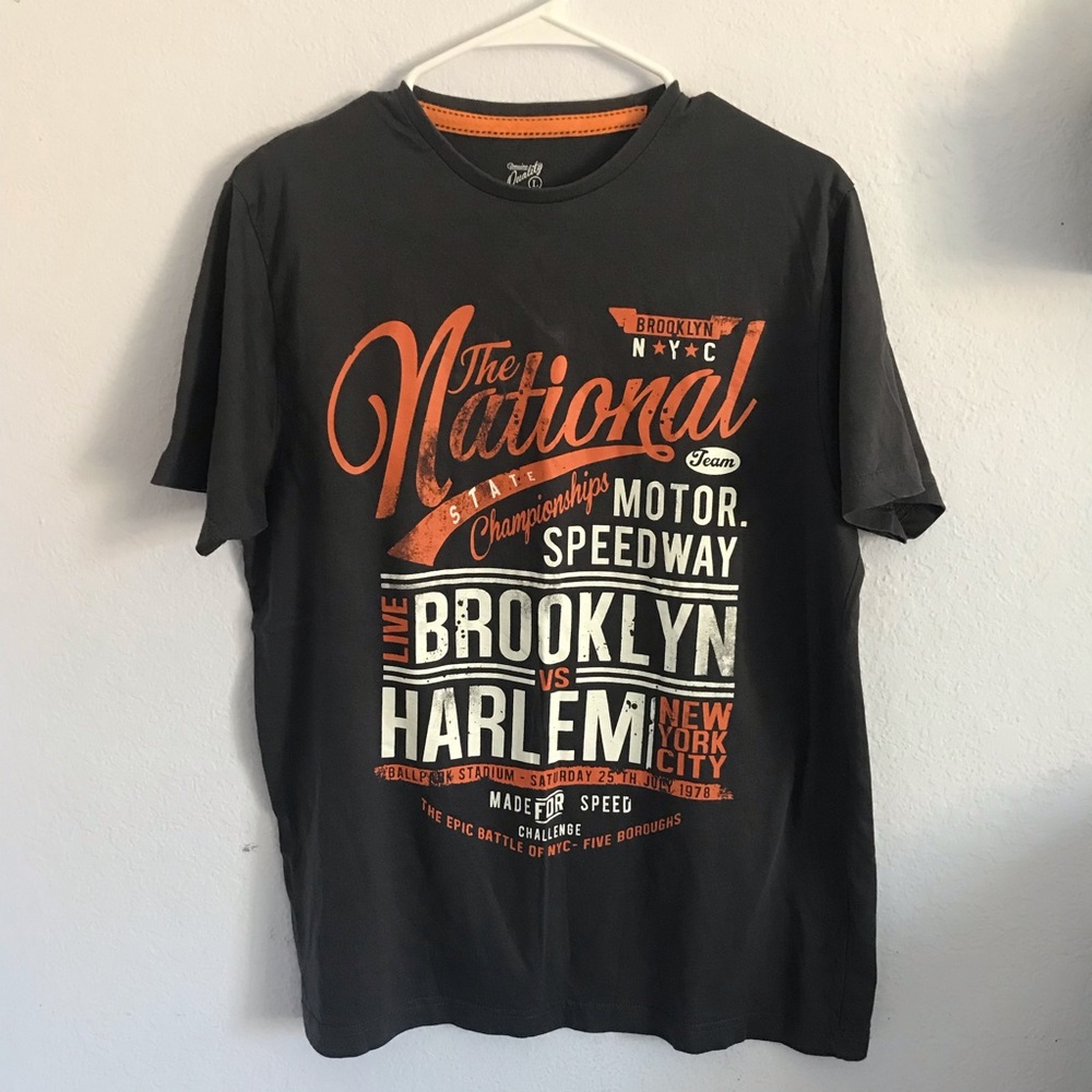 Dunnes L Brooklyn motor speedway T-shirt